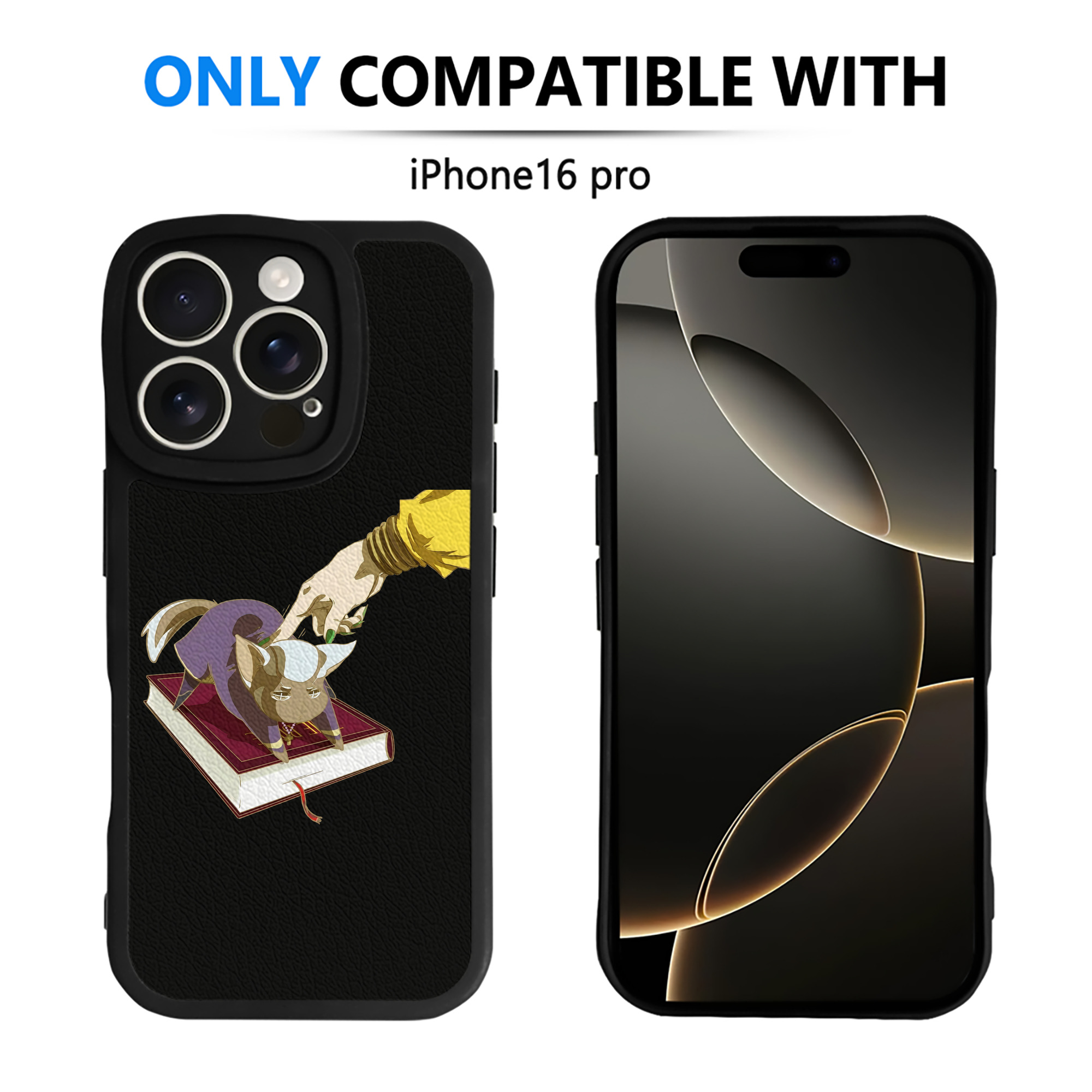 （画像用） ジョジョの奇妙な冒険 JoJo's Bizarre Adventure 【iPhone 16シリーズ対応】シリコンスマホケース（レザー調） 材質：シリコン